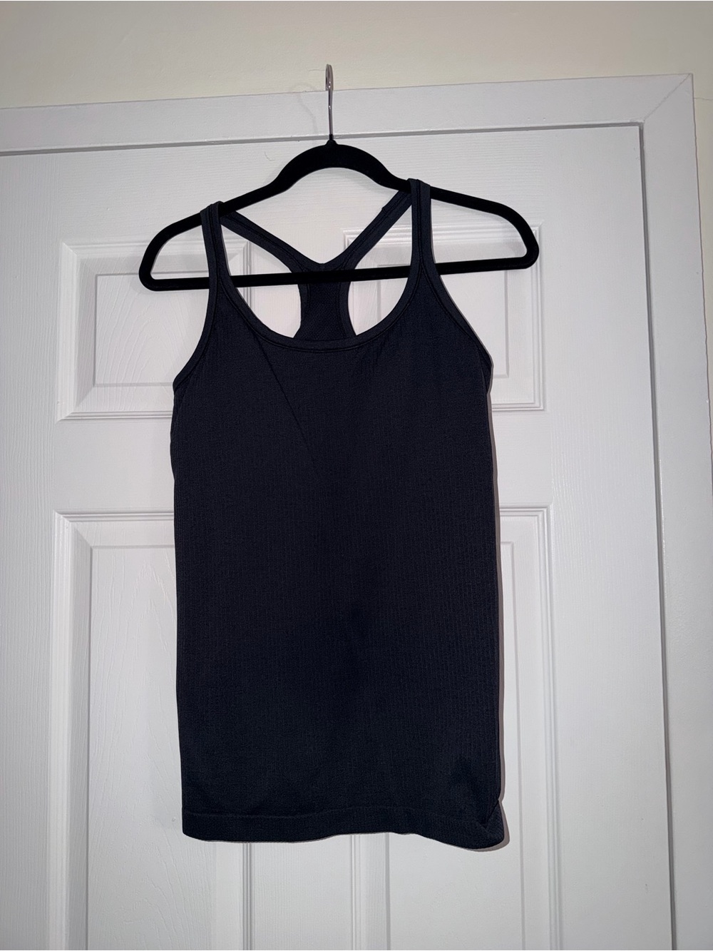 lululemon athletica Black Double-Strap Racerback Tank